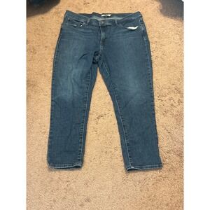 Levi's Classic Straight Jeans Womens Size 18W Blue Denim Comfort Casual